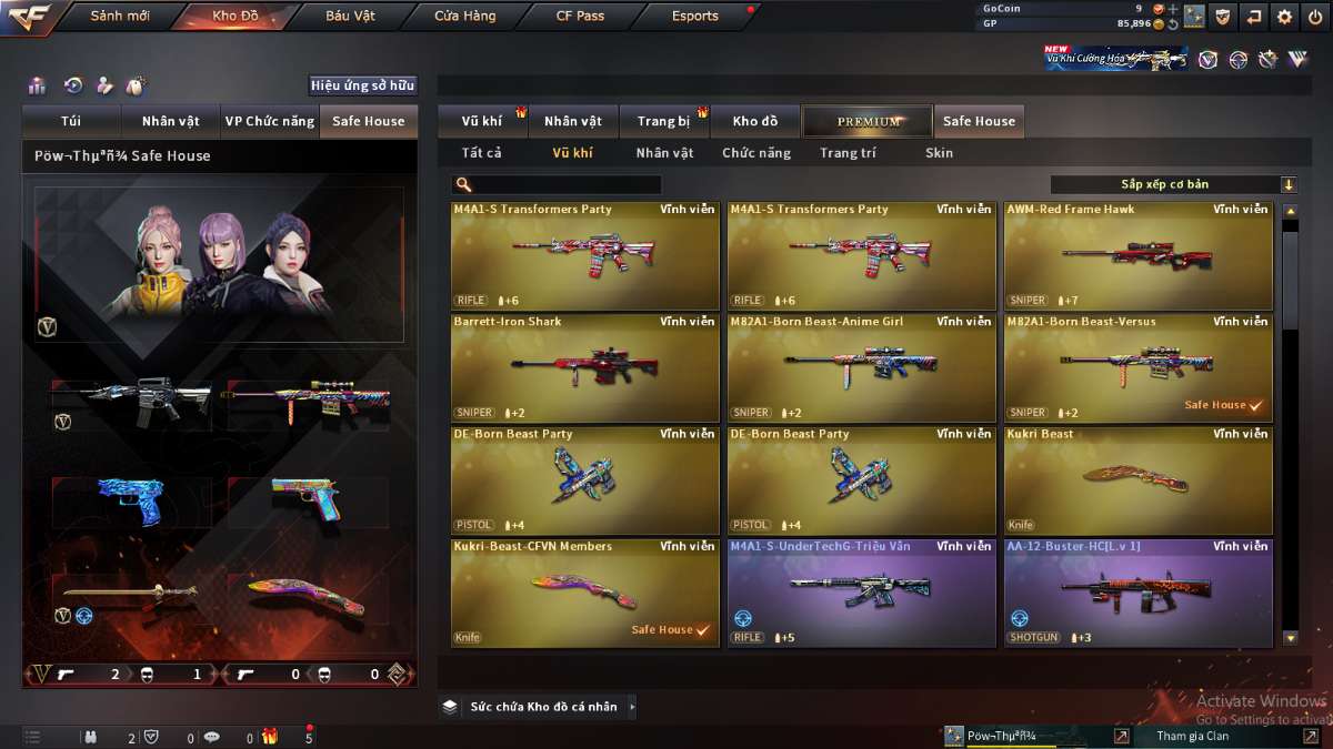 shop acc cf uy tin gia re